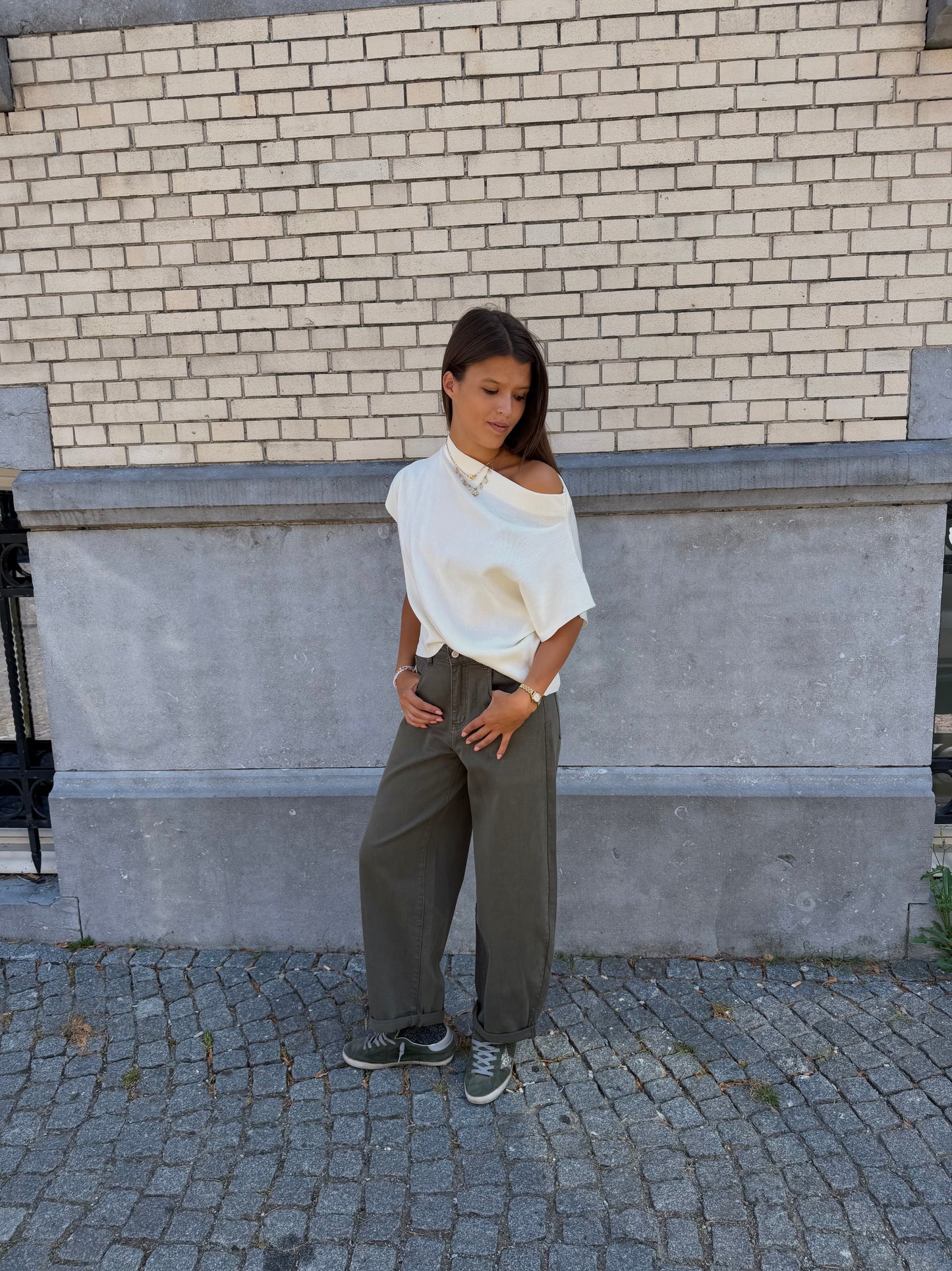WITTE KNIT TOP