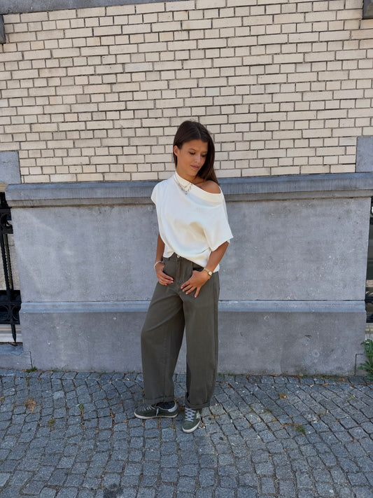 WITTE KNIT TOP