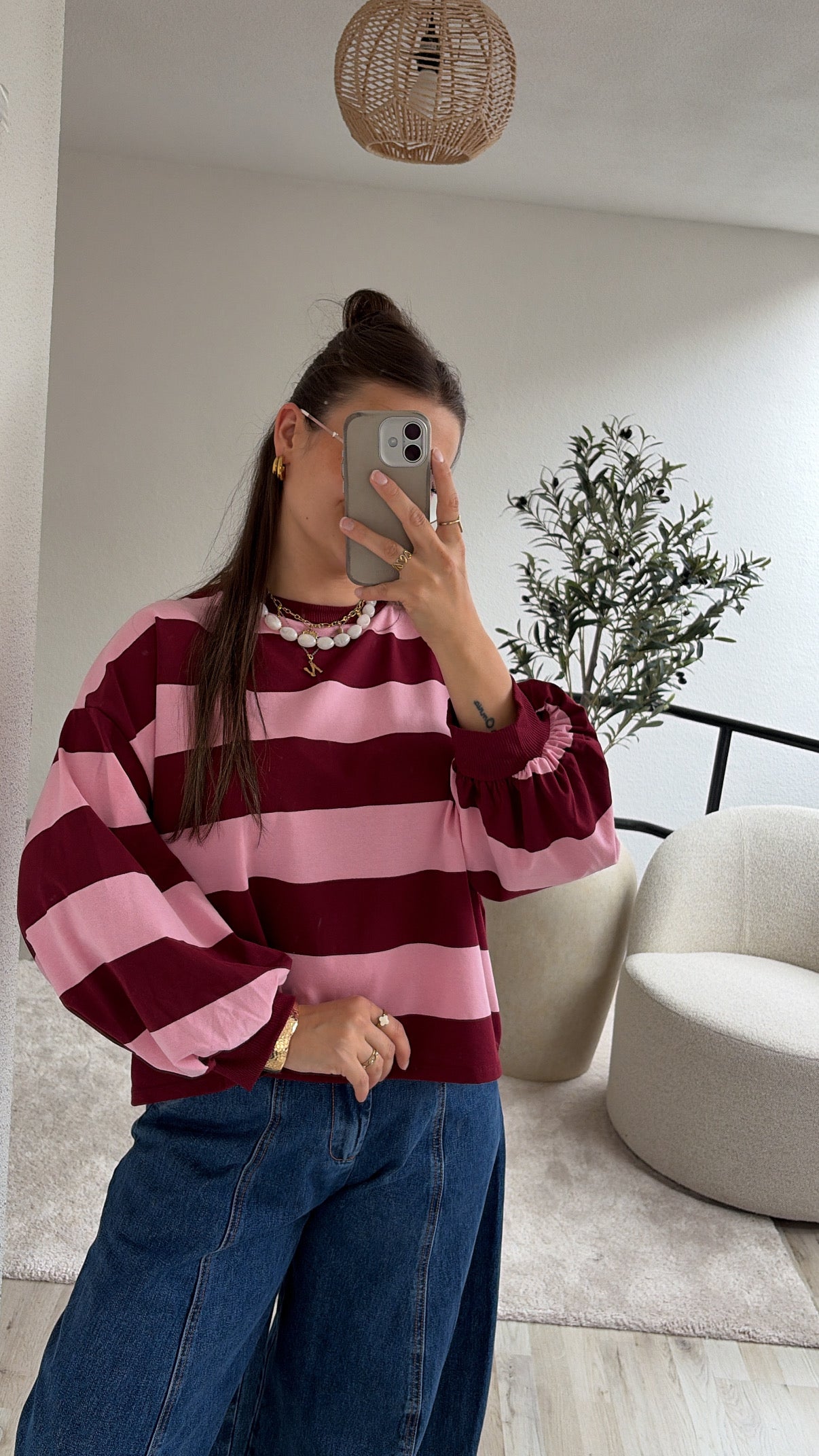 SWEATER BURGUNDY-ROZE
