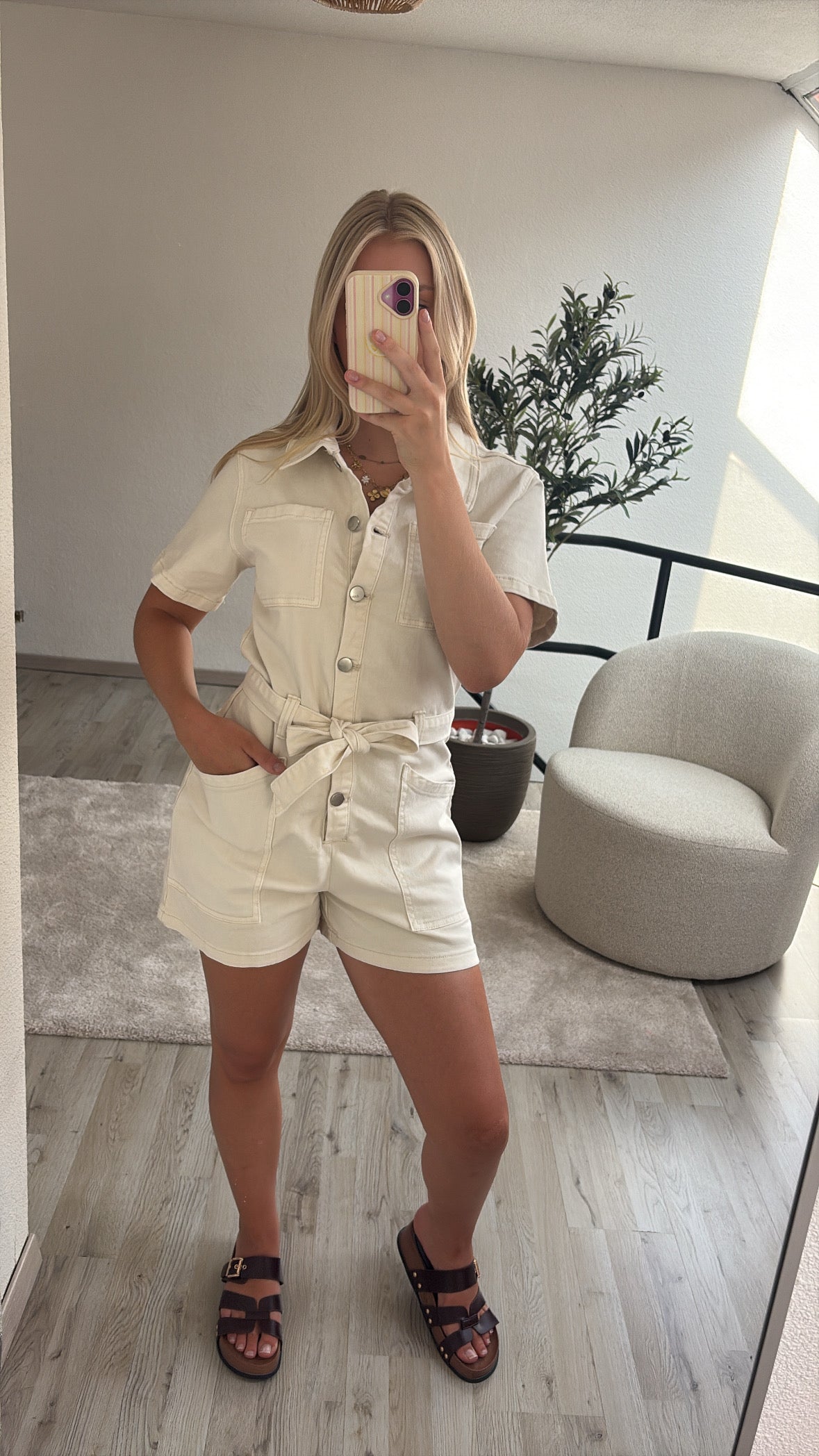 PLAYSUIT BEIGE