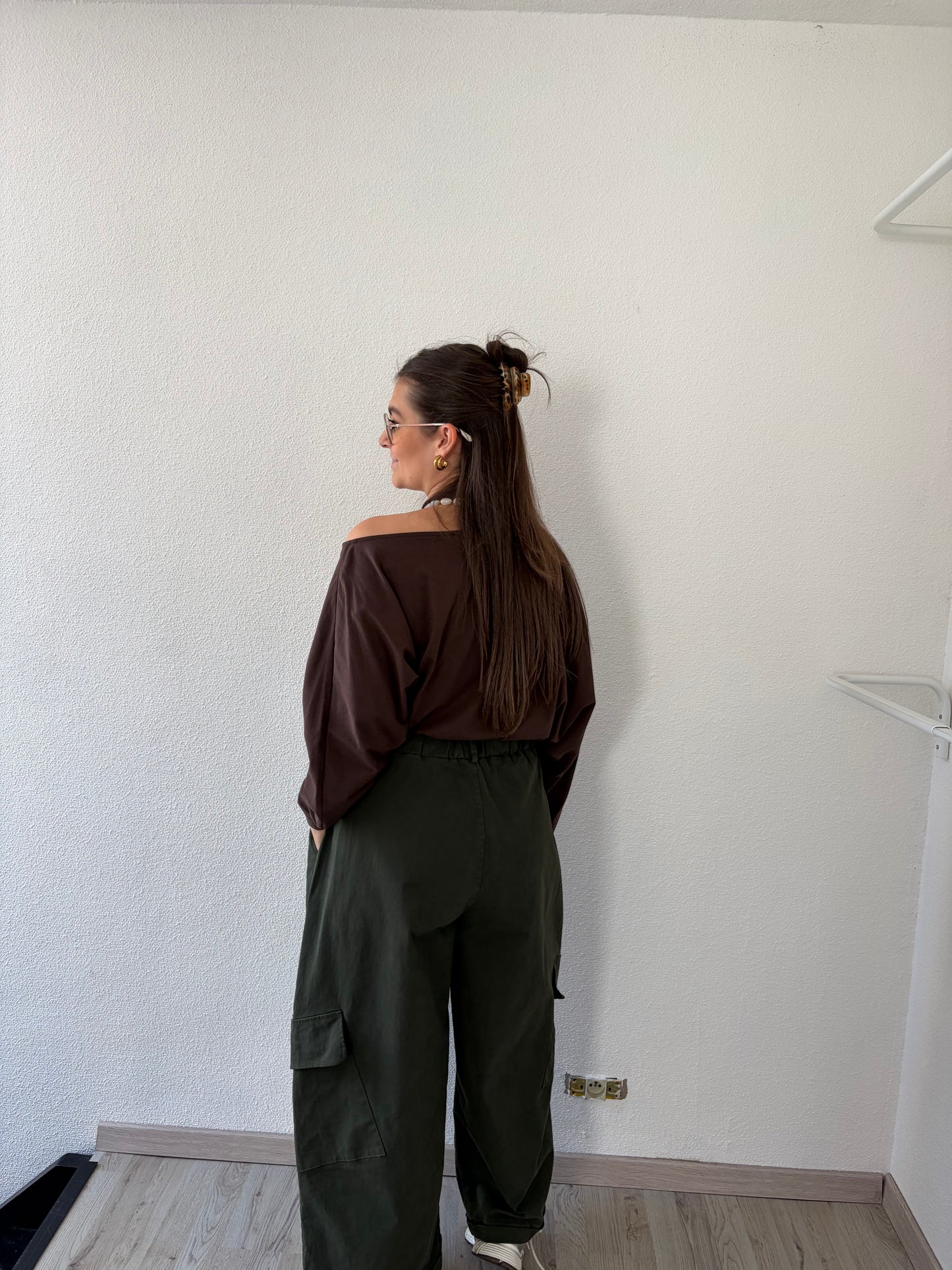 KHAKI CARGO PANTS