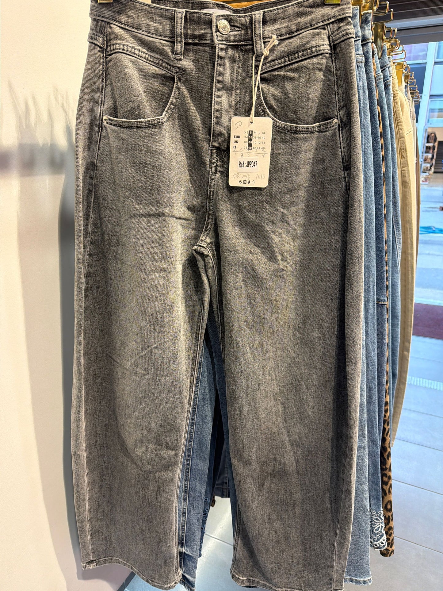 BALLOON JEANS GRIJS
