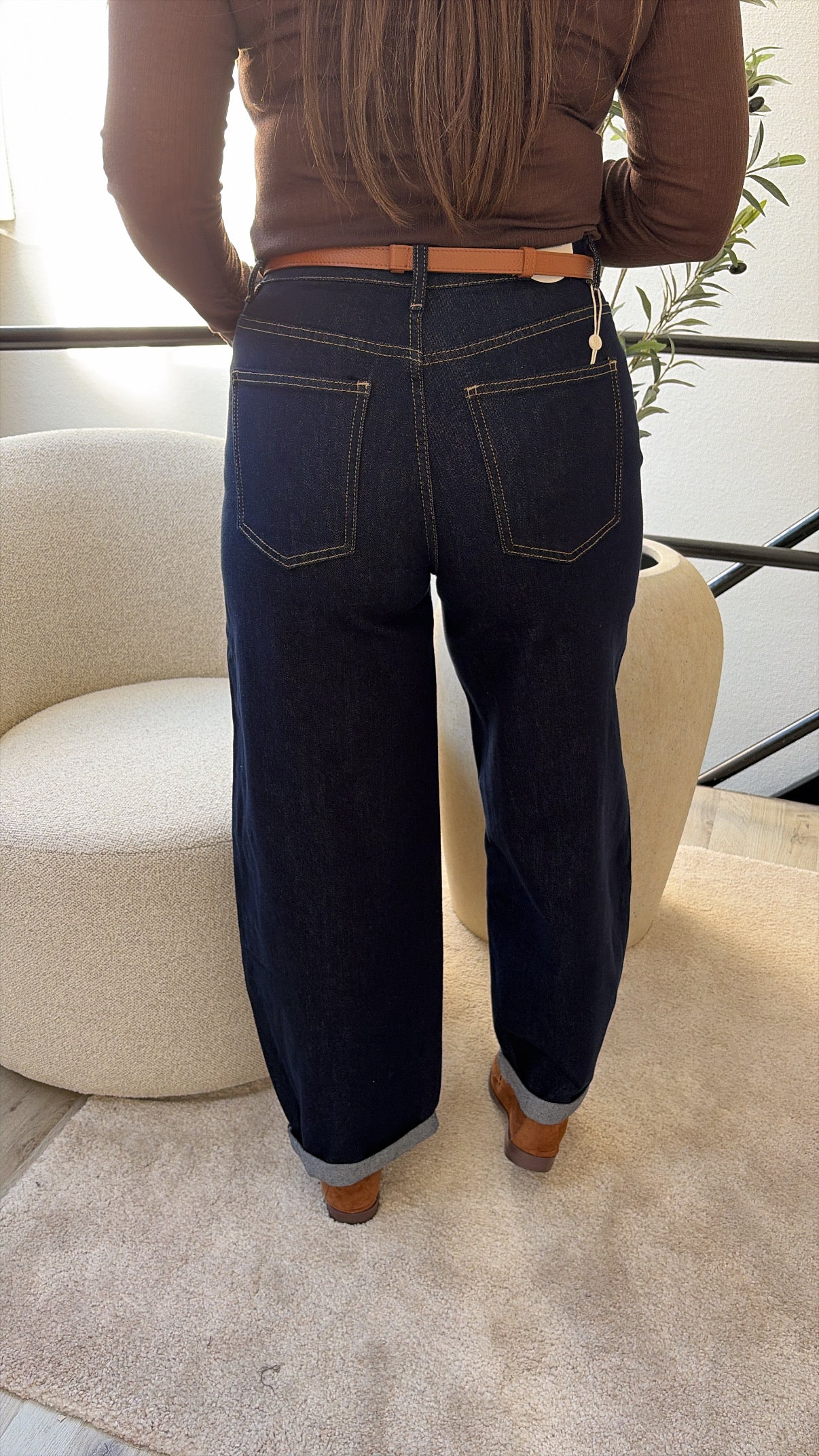 DONKERE BALLOON JEANS