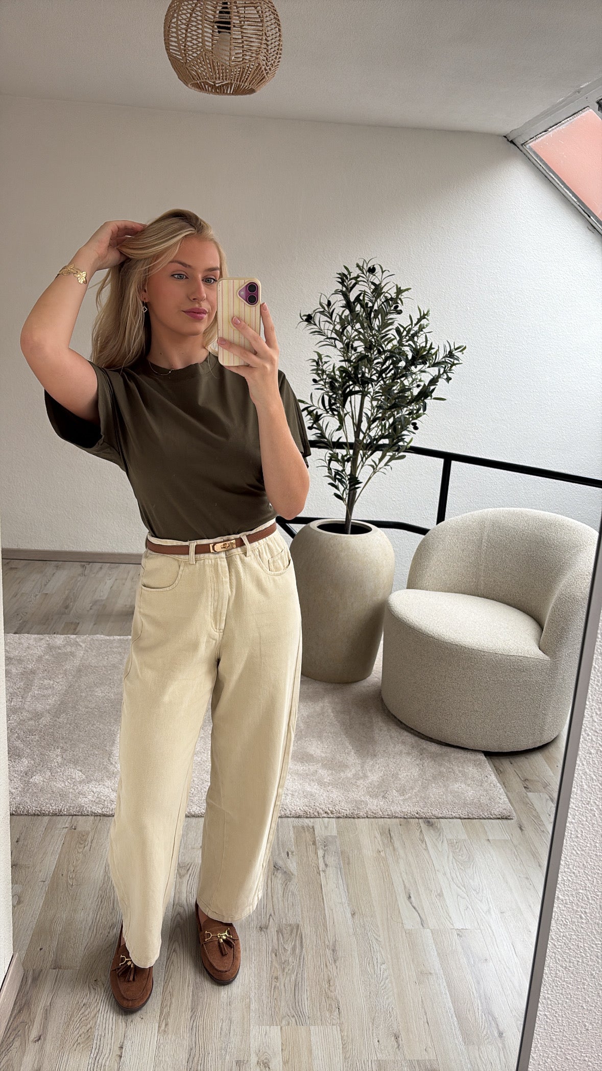 JEANS BEIGE