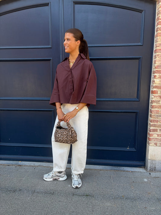 BURGUNDY BLOUSE