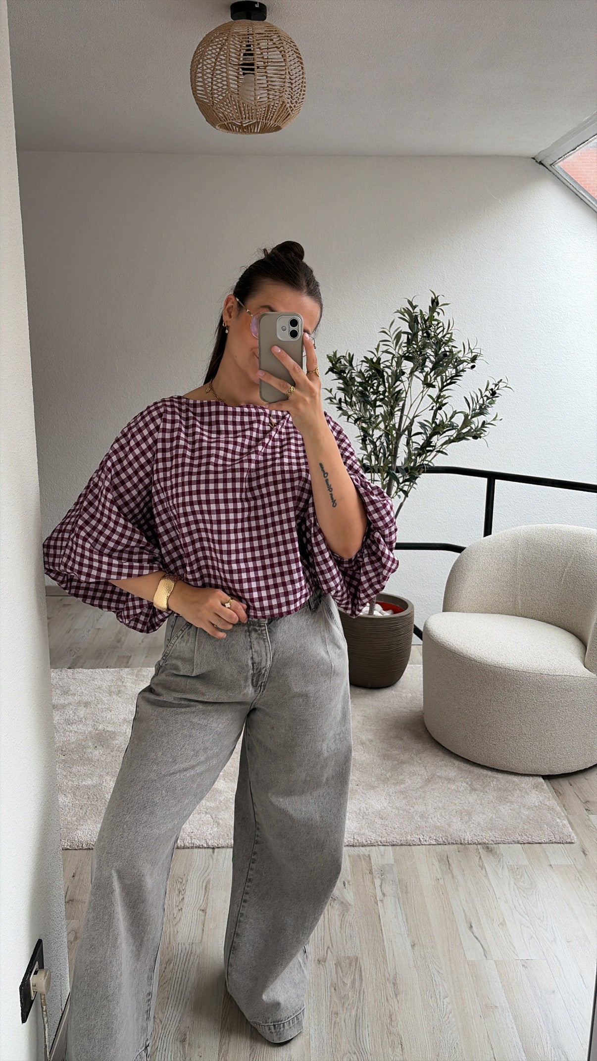 GERUITE BLOUSE VIOLET
