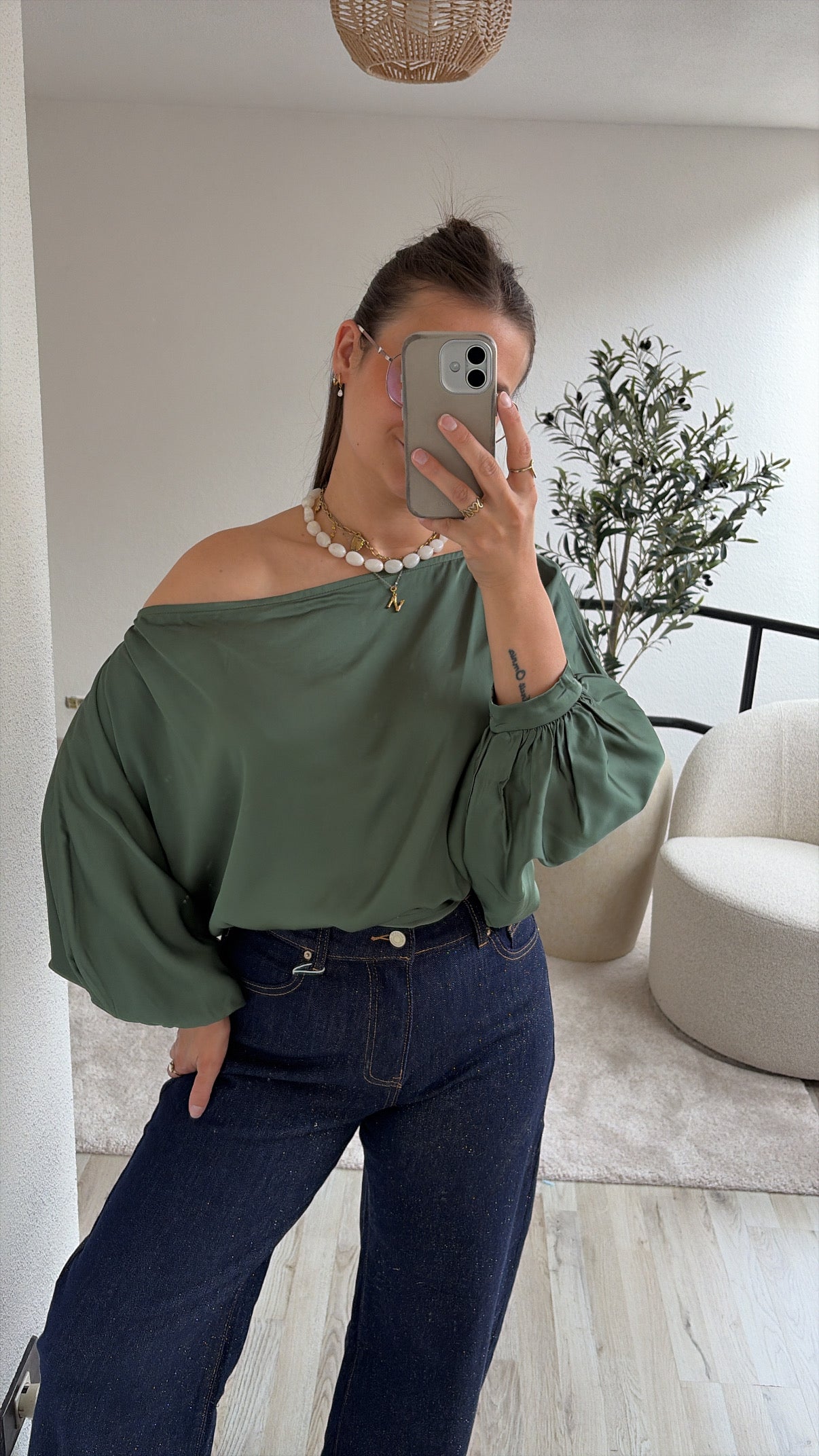 GLITTER BALLOON JEANS