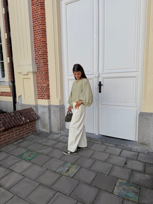 BALLOON JEANS CREME