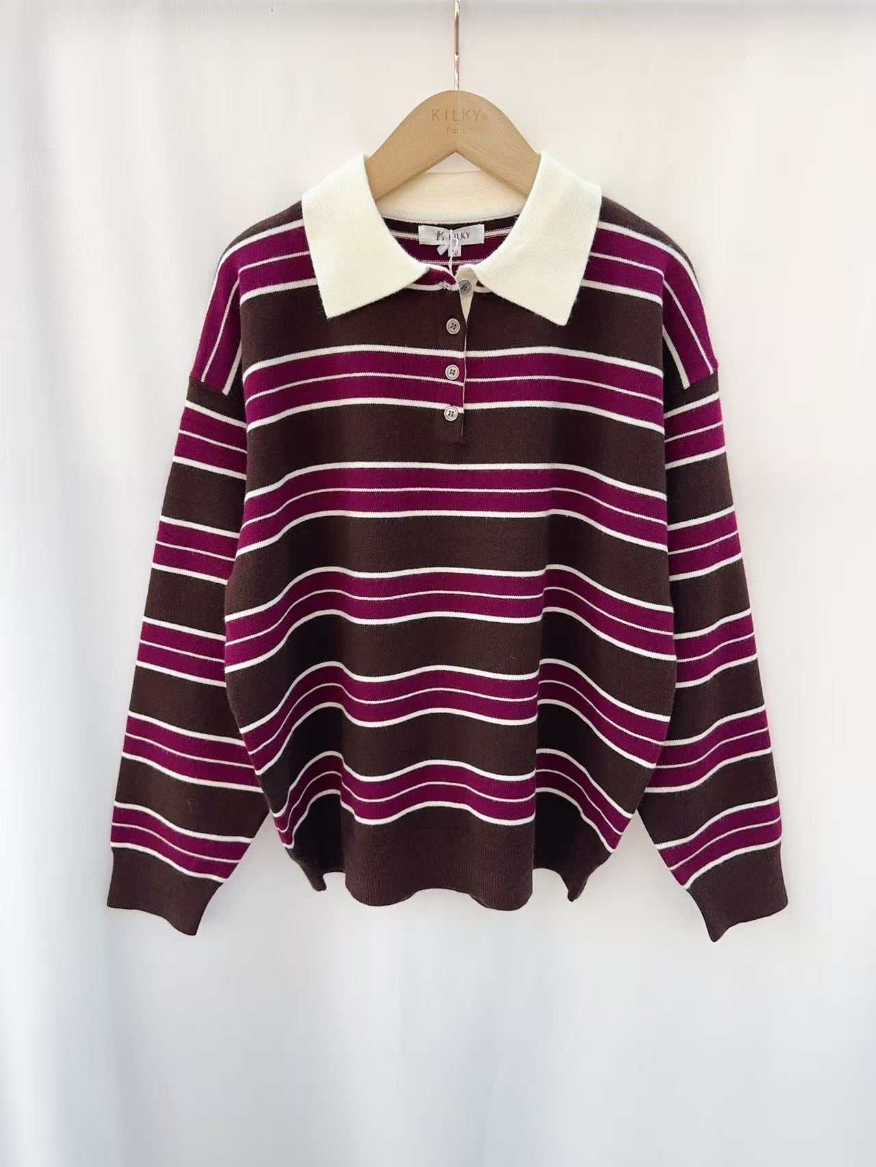 POLO KNIT BURGUNDY