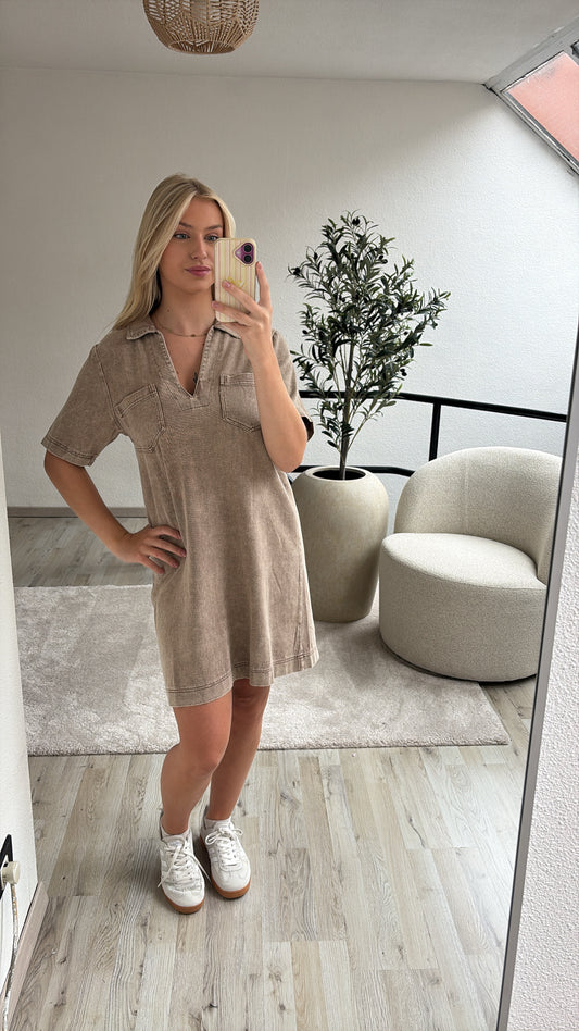 JEANSJURK TAUPE