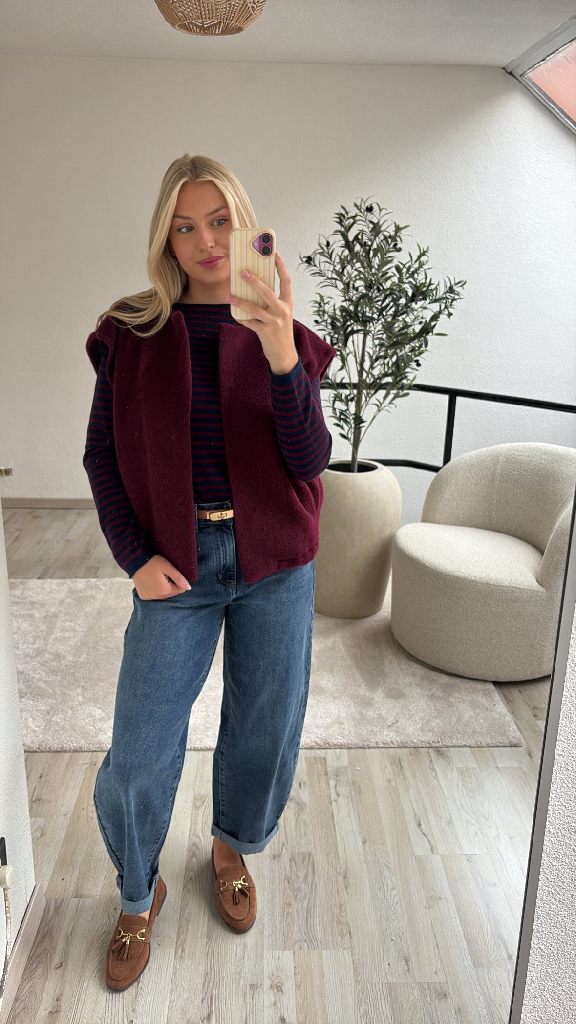 GILET BORDEAUX