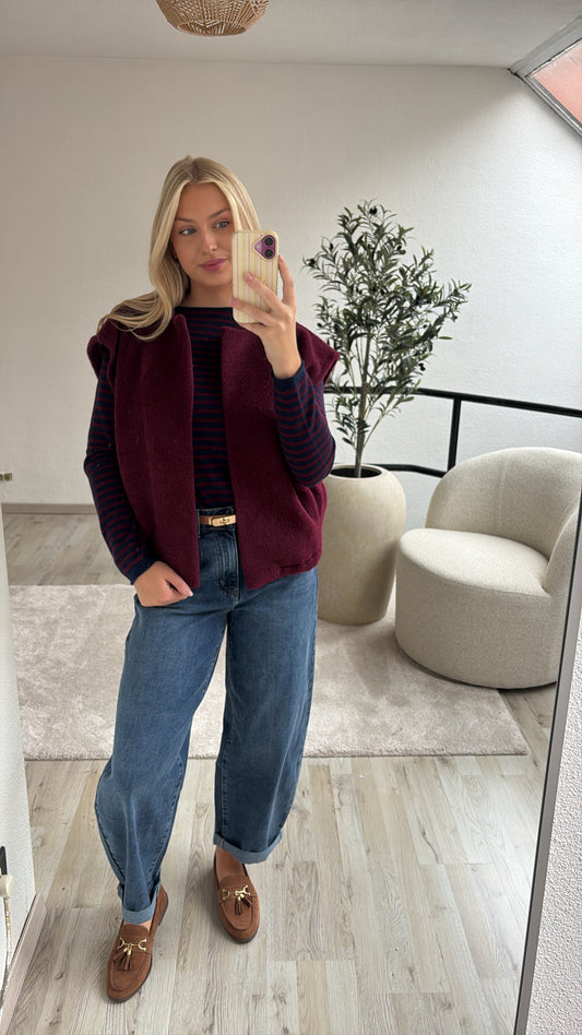 GILET BORDEAUX