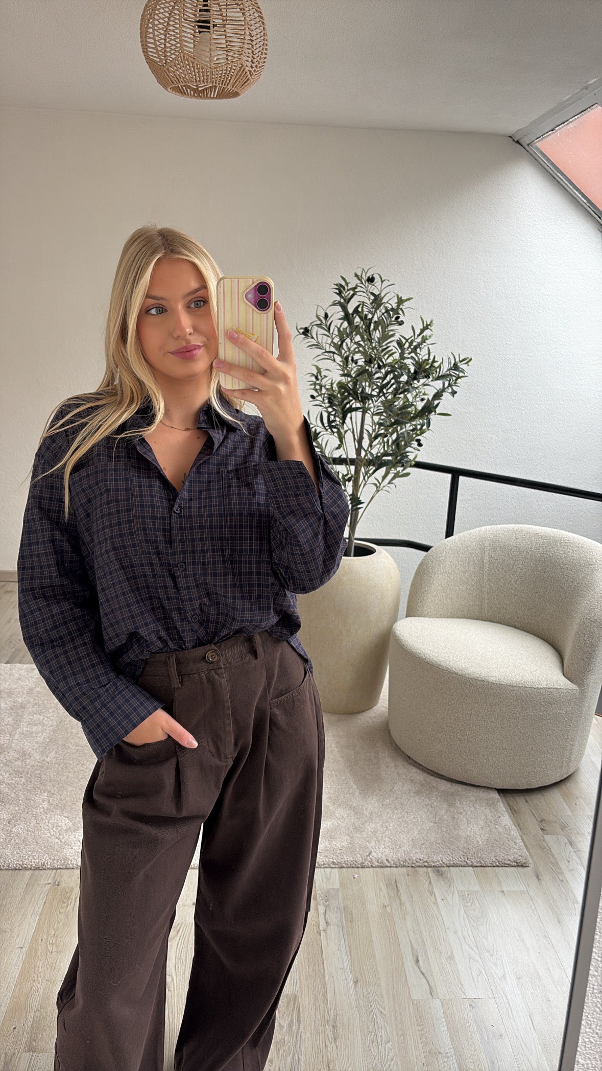 GERUITE BLOUSE NAVY