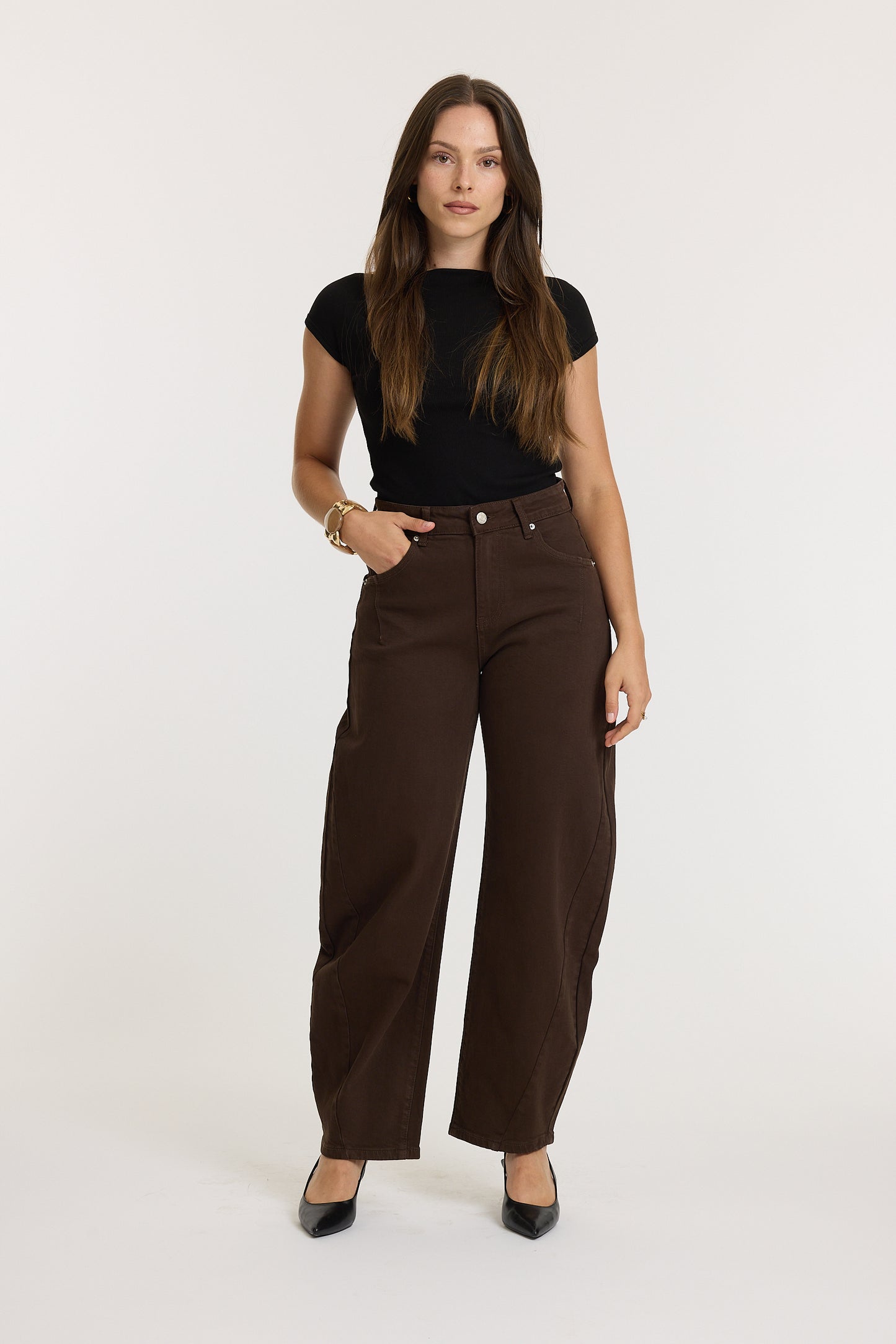 CHOCO BARREL JEANS