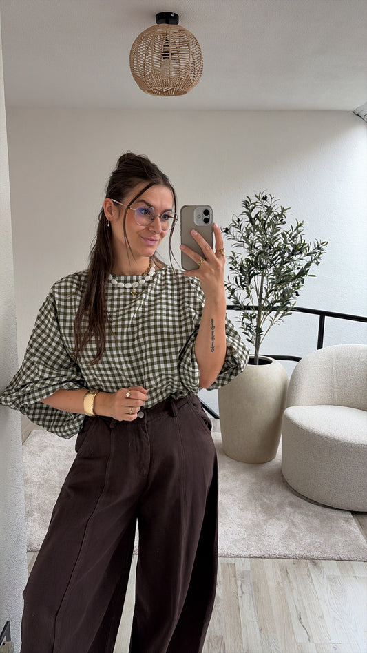 GERUITE BLOUSE KHAKI