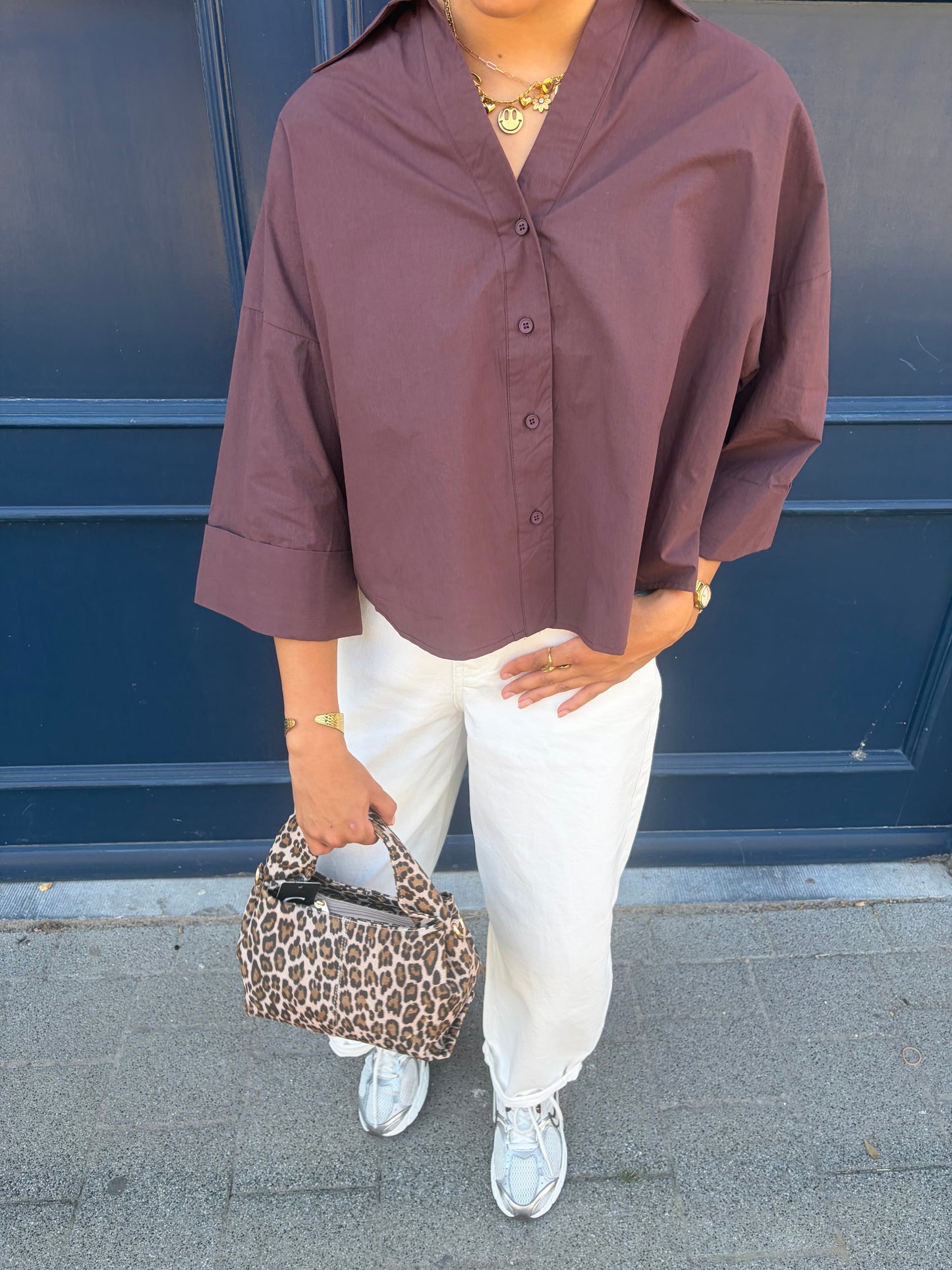 BURGUNDY BLOUSE