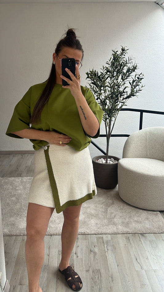 PUFFY TEE OLIVE