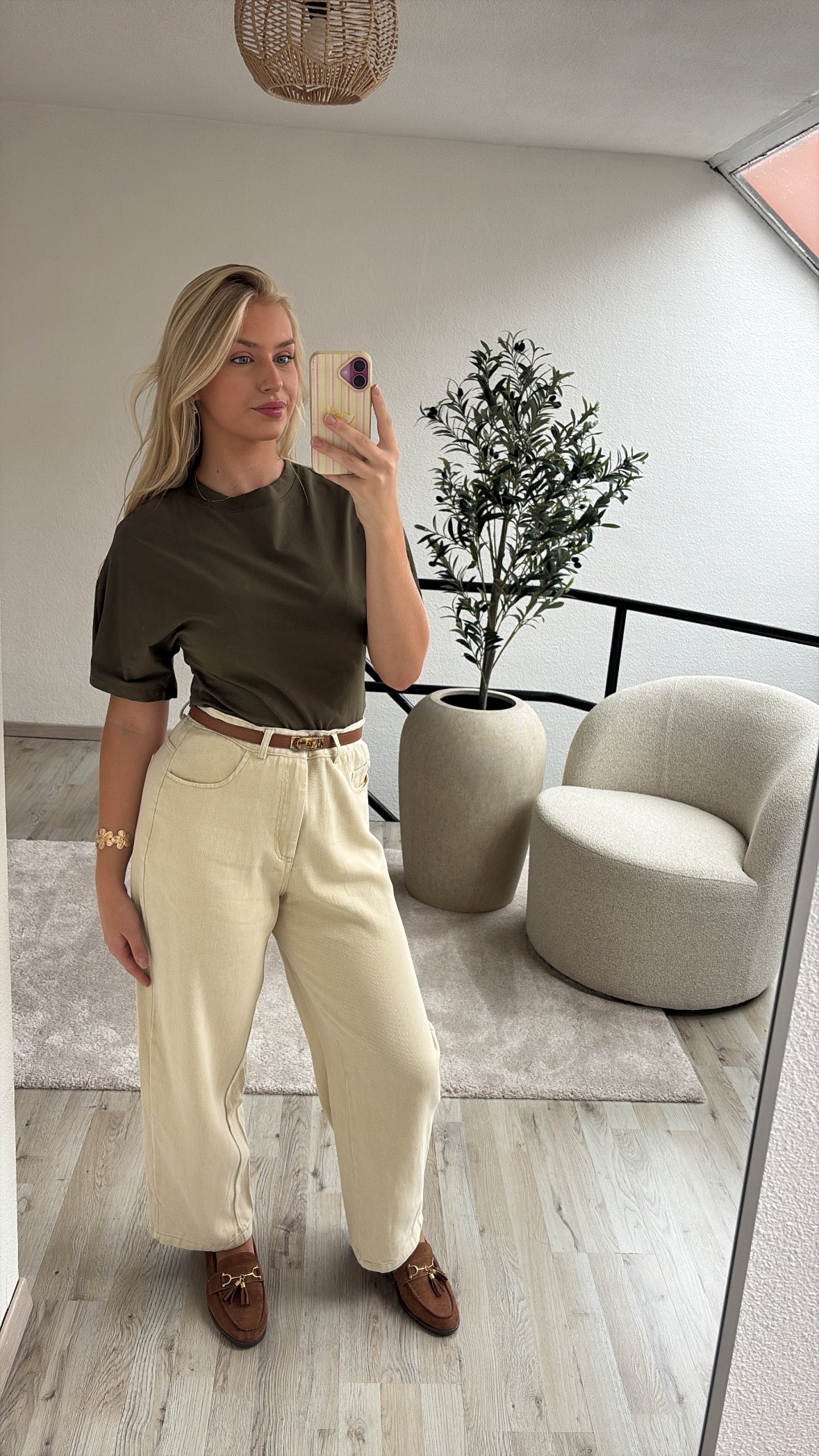 JEANS BEIGE