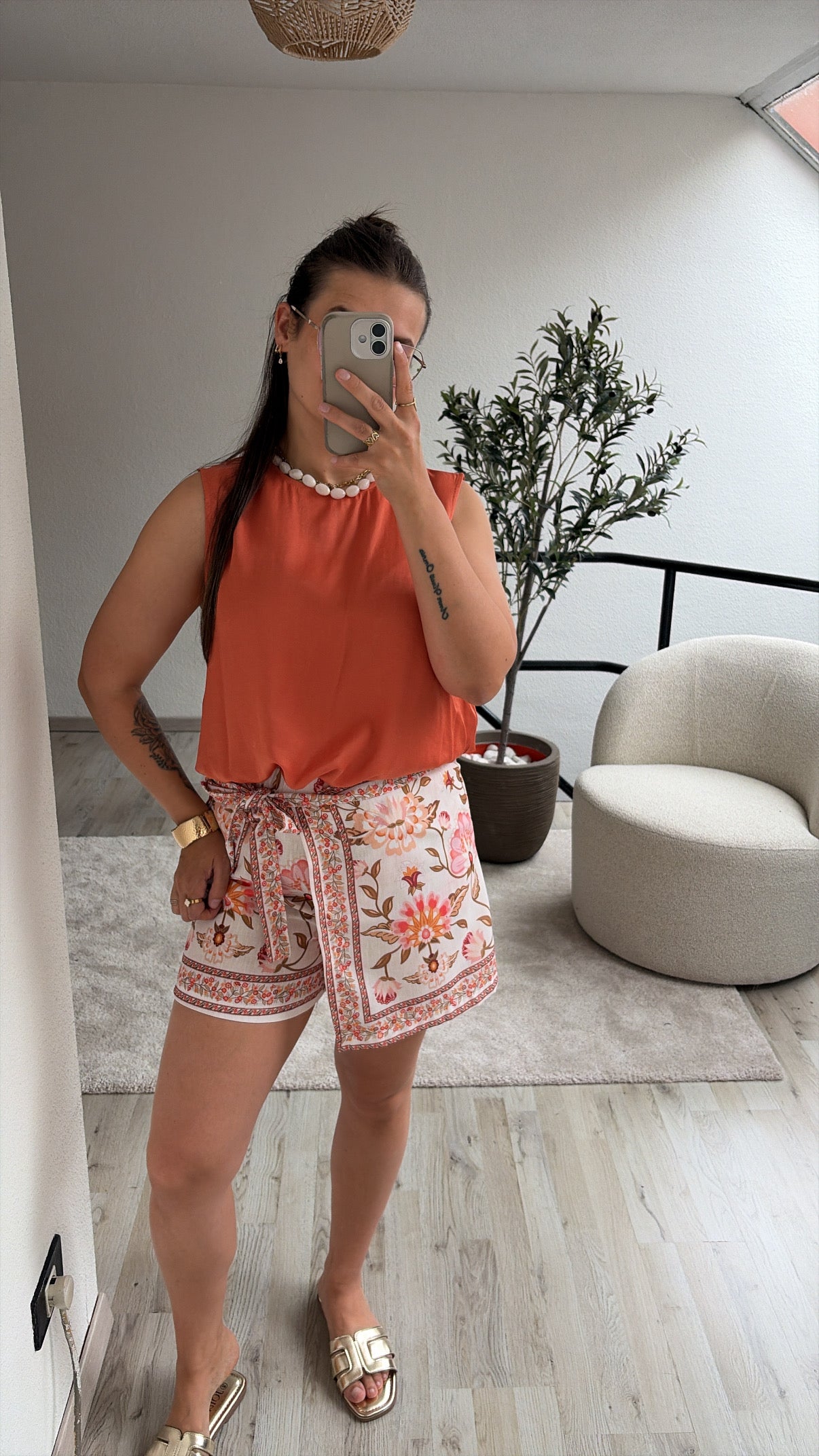 WIKKELROK/SKORT BEIGE
