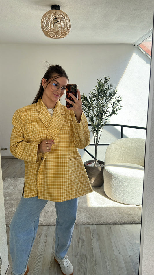 GERUITE BLAZER GEEL