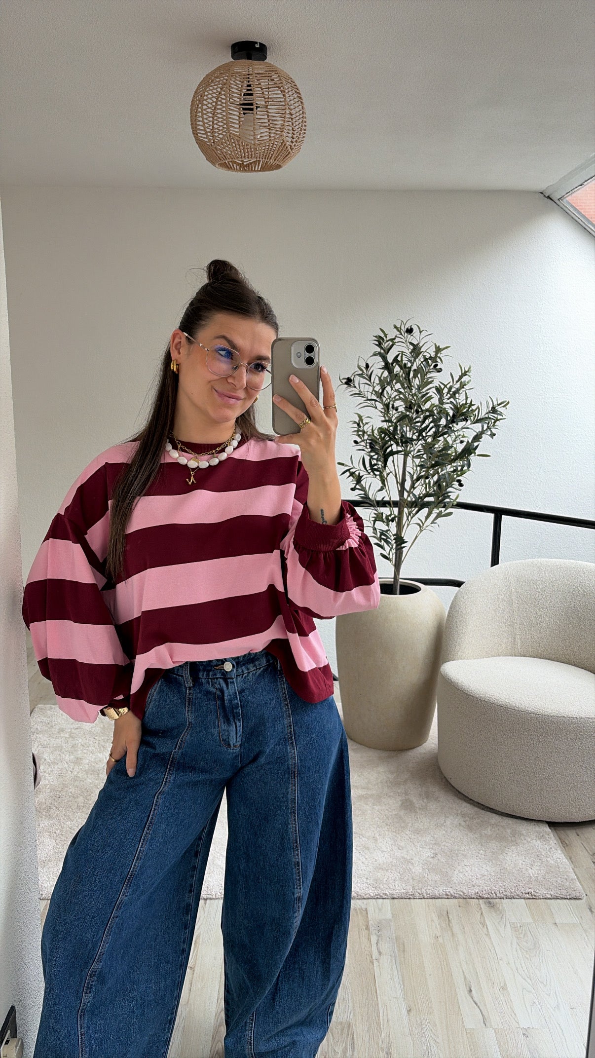 SWEATER BURGUNDY-ROZE