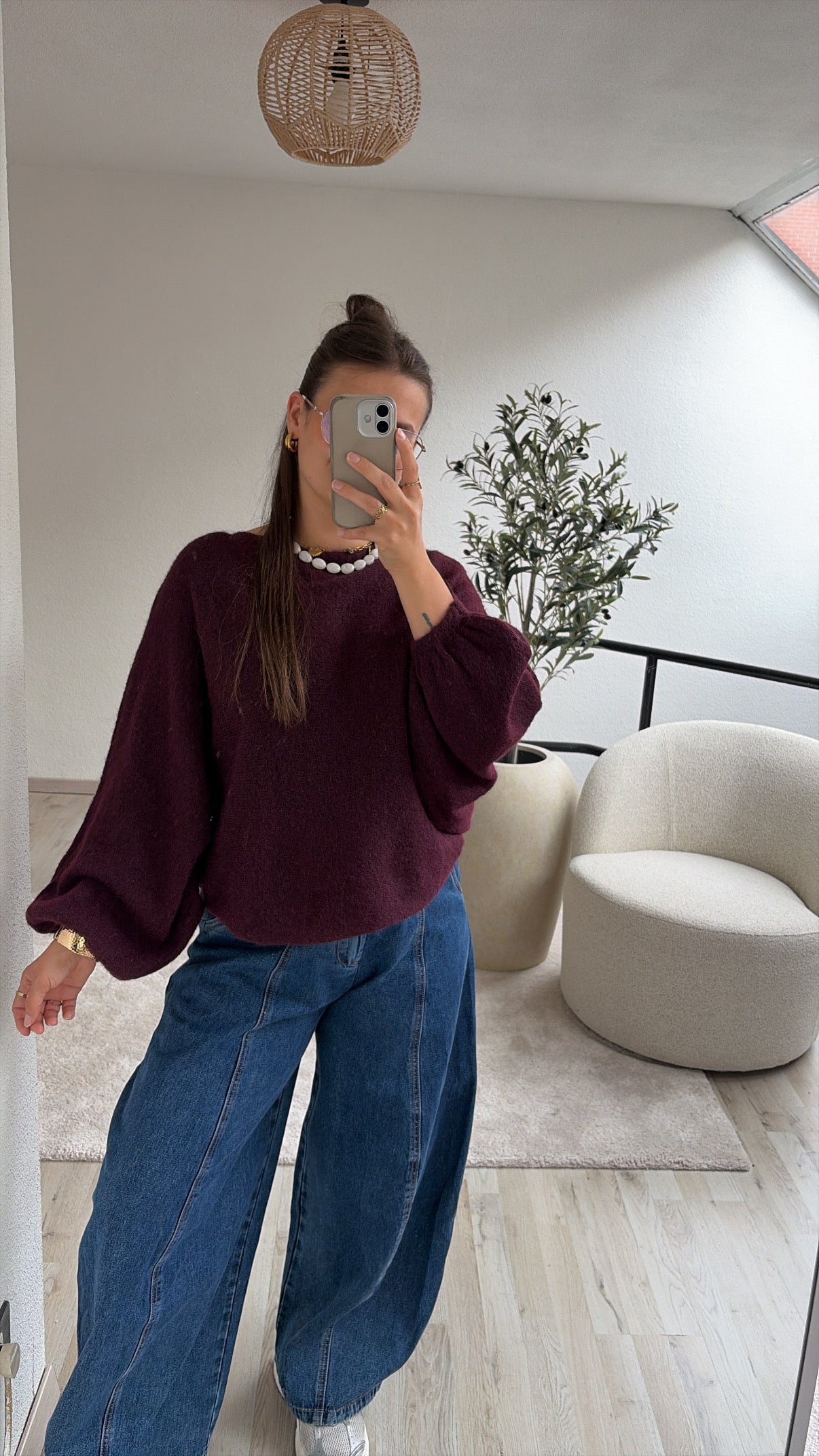 KNIT BURGUNDY