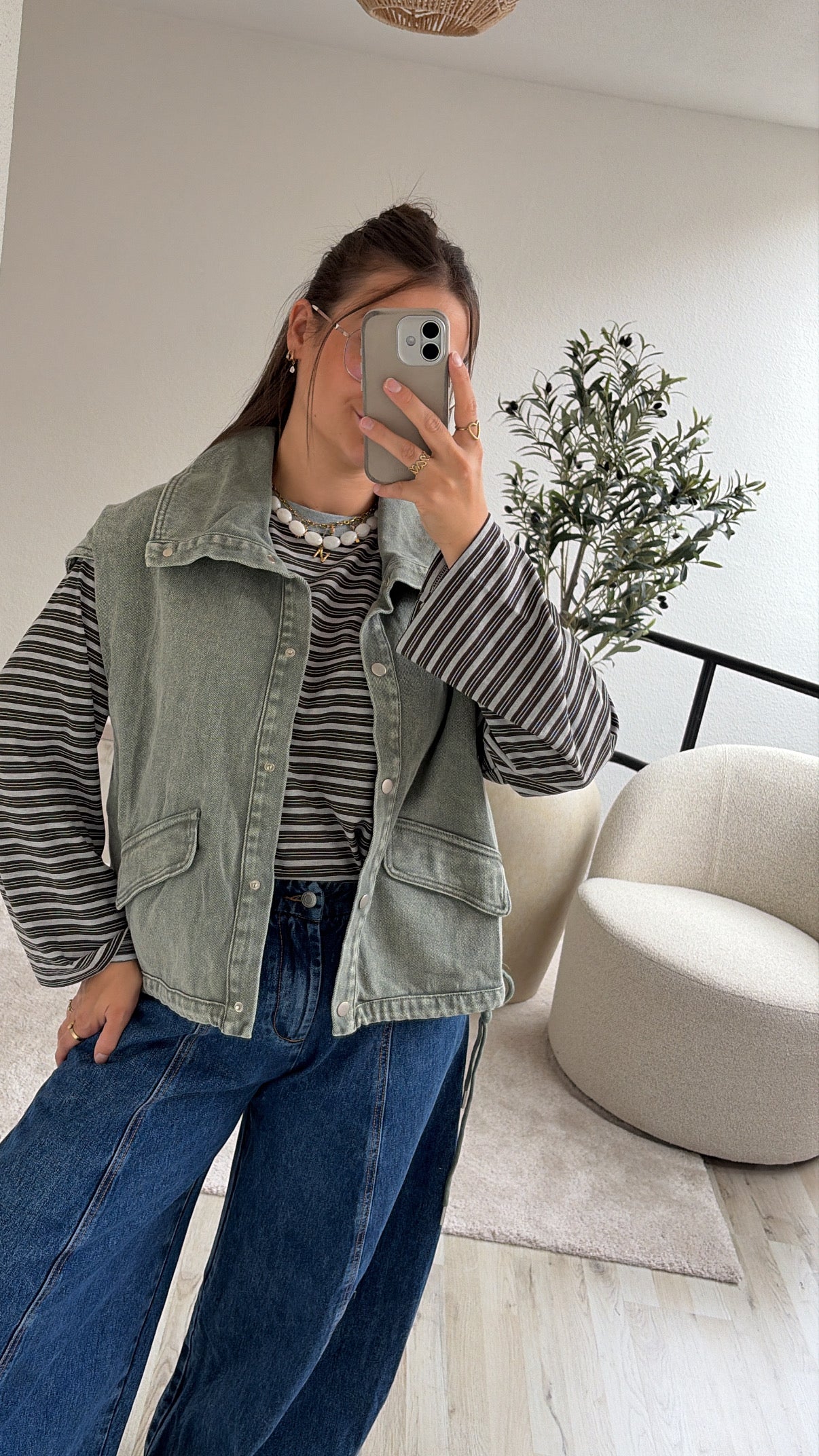 JEANS JACKET KHAKI