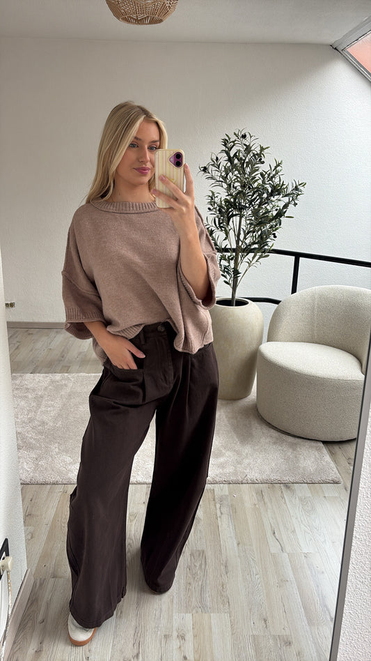TAUPE KNIT