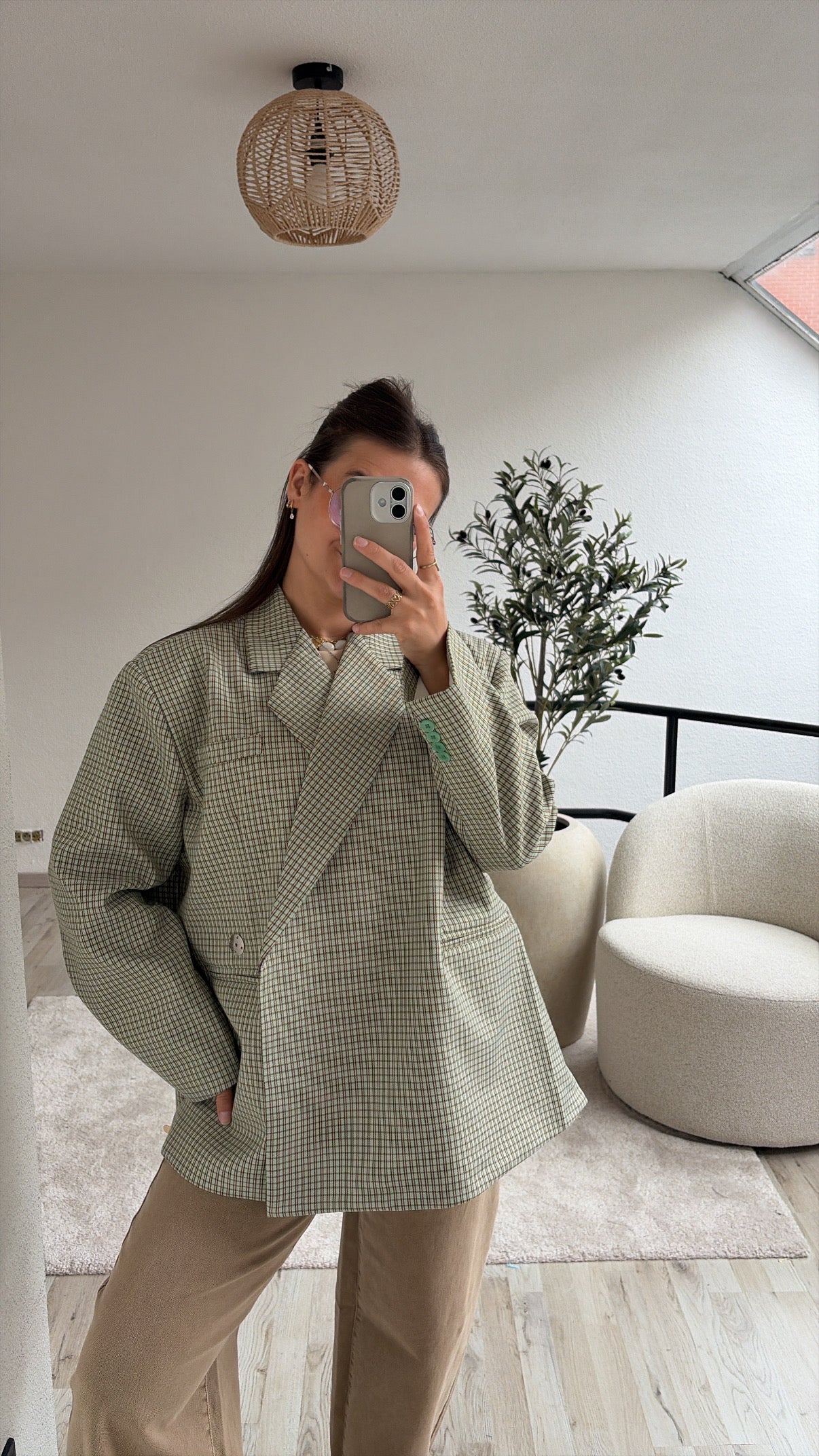 BLAZER GERUIT GROEN