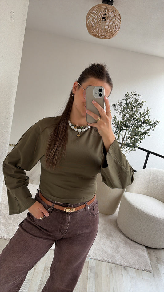 KHAKI LONGSLEEVE