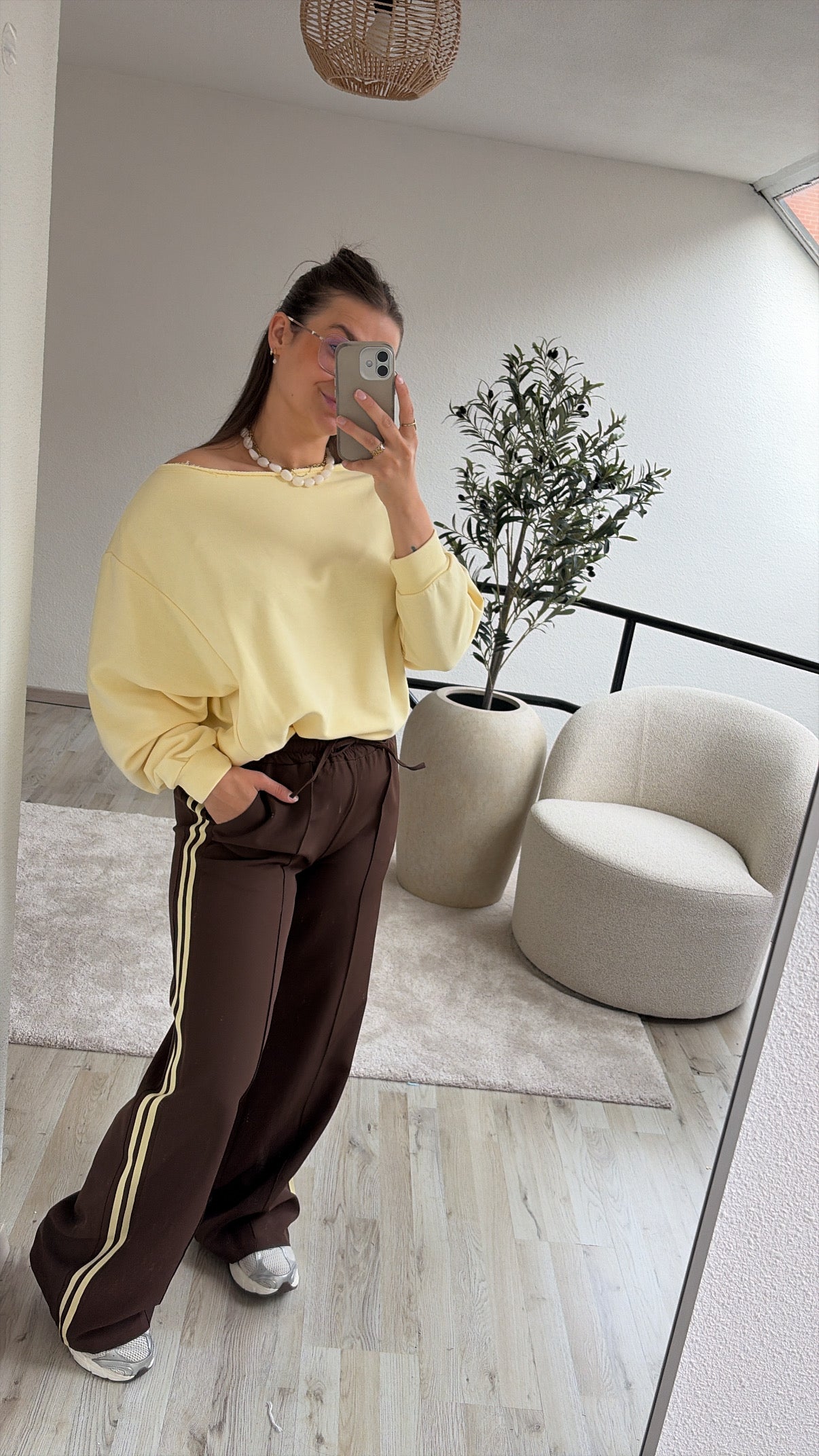 BRUINE PANTALON GELE STREEP