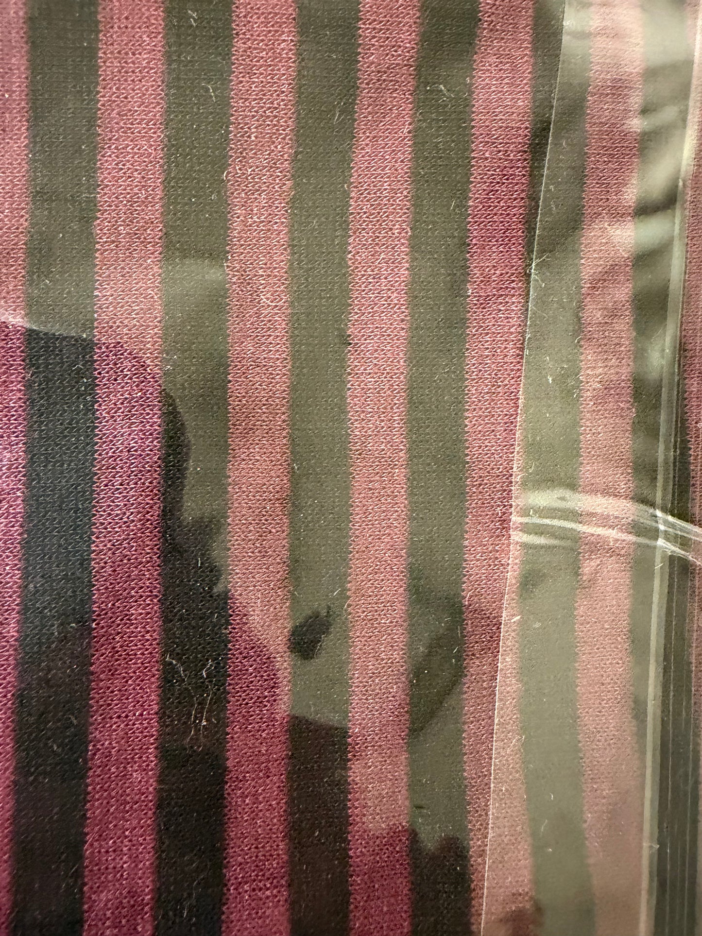 LONGSLEEVE BURGUNDY-ZWART