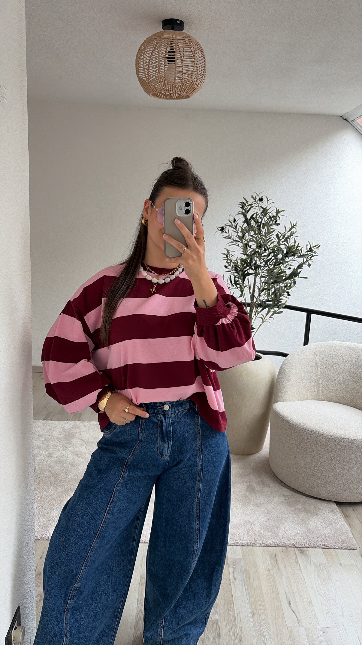 SWEATER BURGUNDY-ROZE